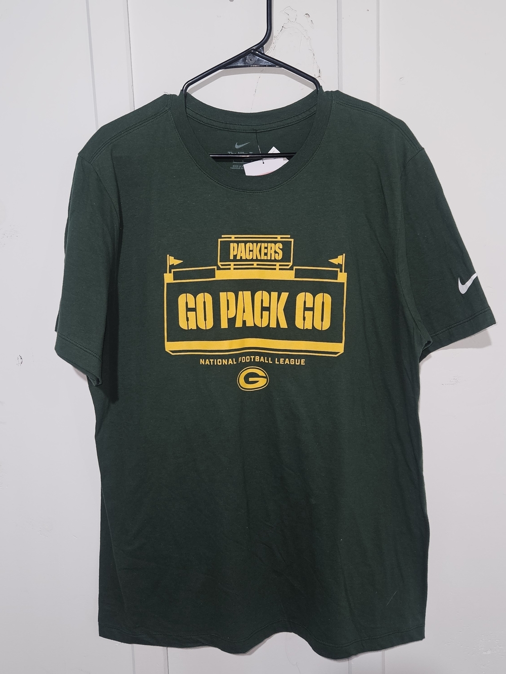 Nike Green "Go Pack Go" Green Bay Packers T‑Shirt